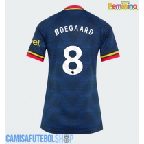 Camisa de time de futebol Arsenal Martin Odegaard #8 Replicas 2º Equipamento Feminina 2026-27 Manga Curta